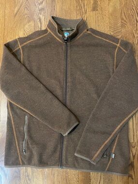 Kuhl Full-Zip Chianti wool blend Sweater Jacket